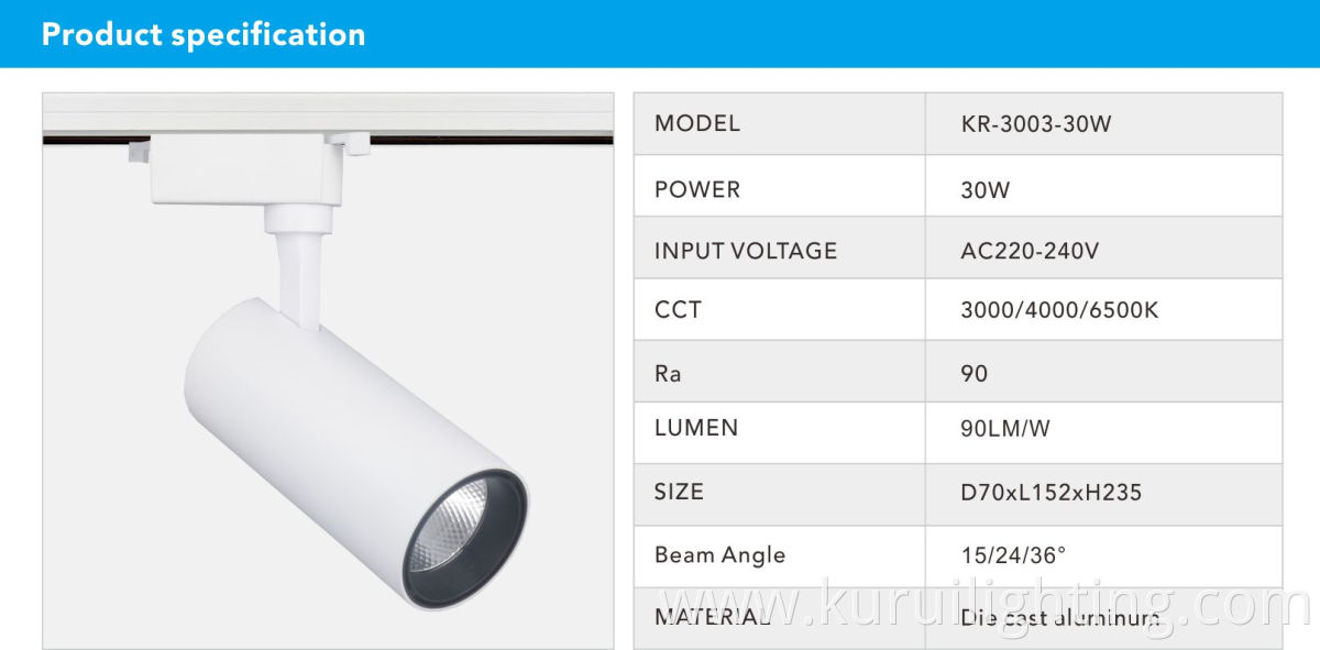 Hot sales competitive low price Wholesales Retail 30W COB 2 wires 3 Wires indoor Non-isolated Constant Current LED Track light